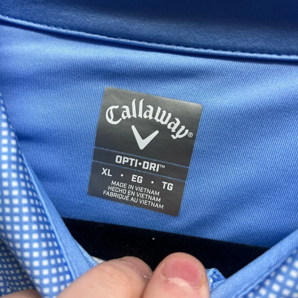 Callaway Light Blue Polo Shirt